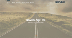 Desktop Screenshot of newmansigns.com