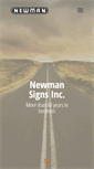Mobile Screenshot of newmansigns.com